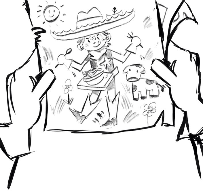 Clean-up Sketch Page One